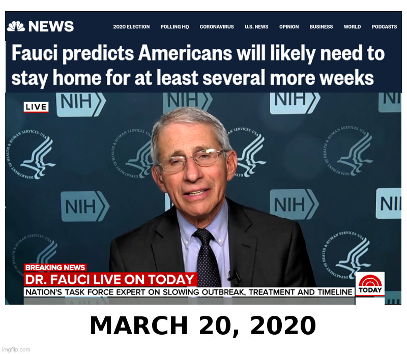 Dr. Fauci Predicts Imgflip
