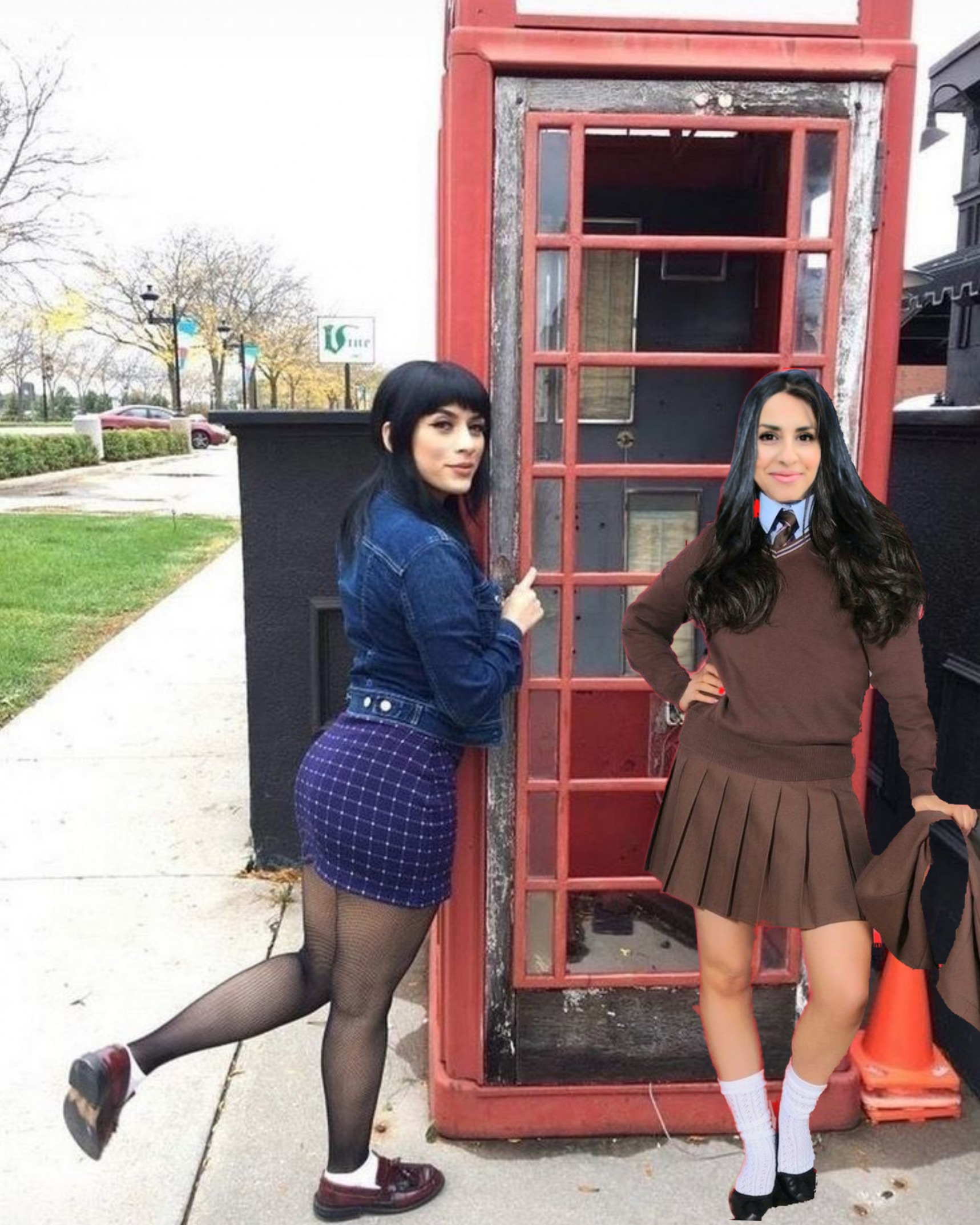Cosplay brown schoolgirl uniform Memes Imgflip