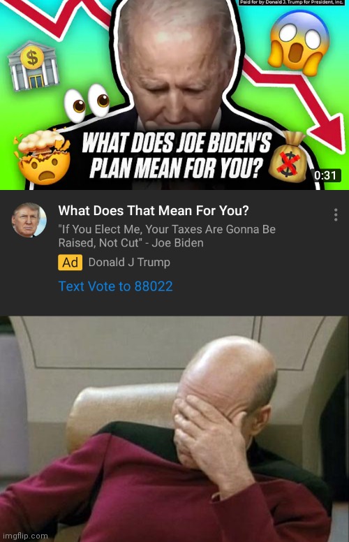 Why... Why does he use emojis in his ads? Imgflip
