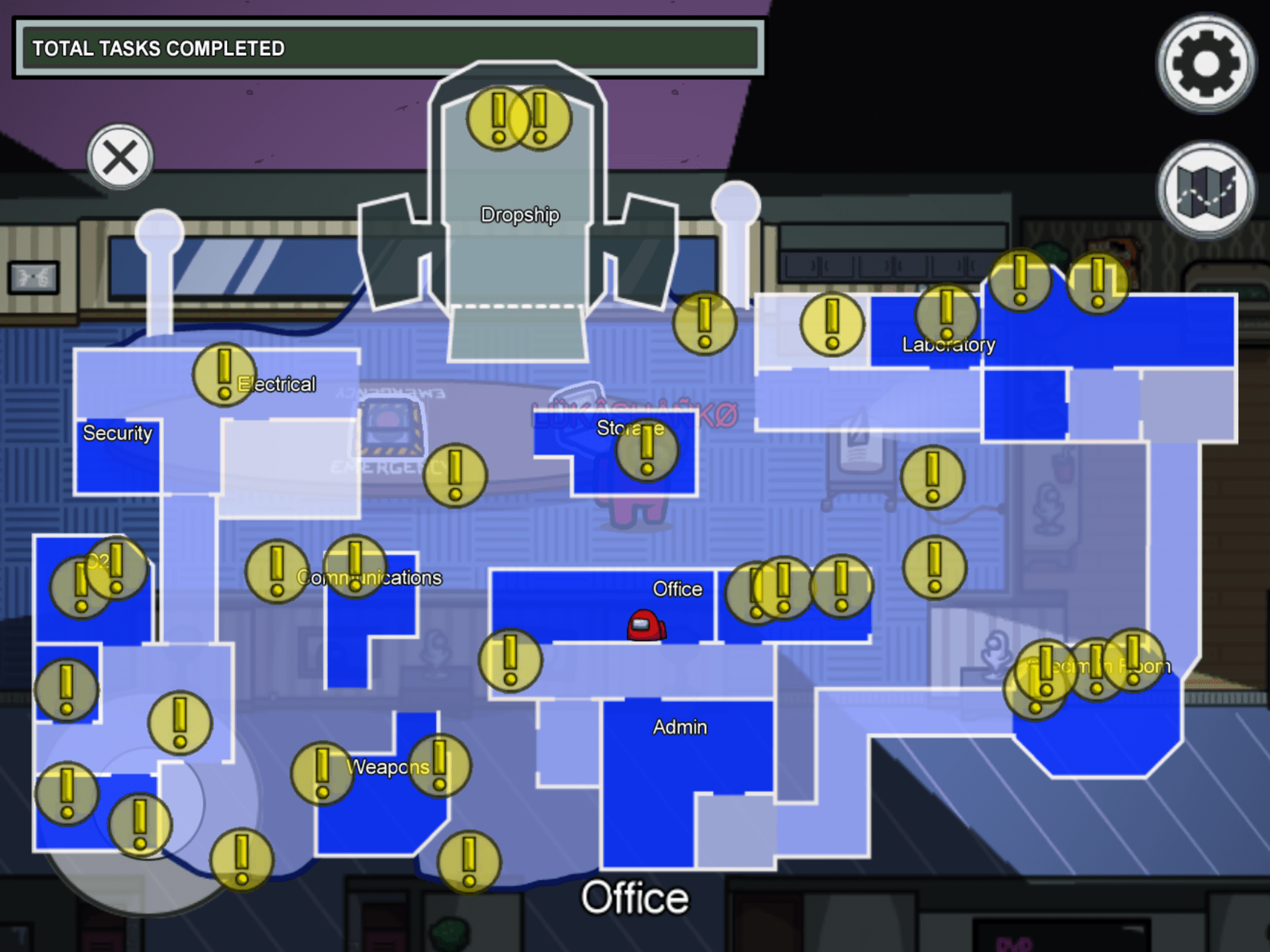 Among us lots of task (polus map) Blank Template Imgflip