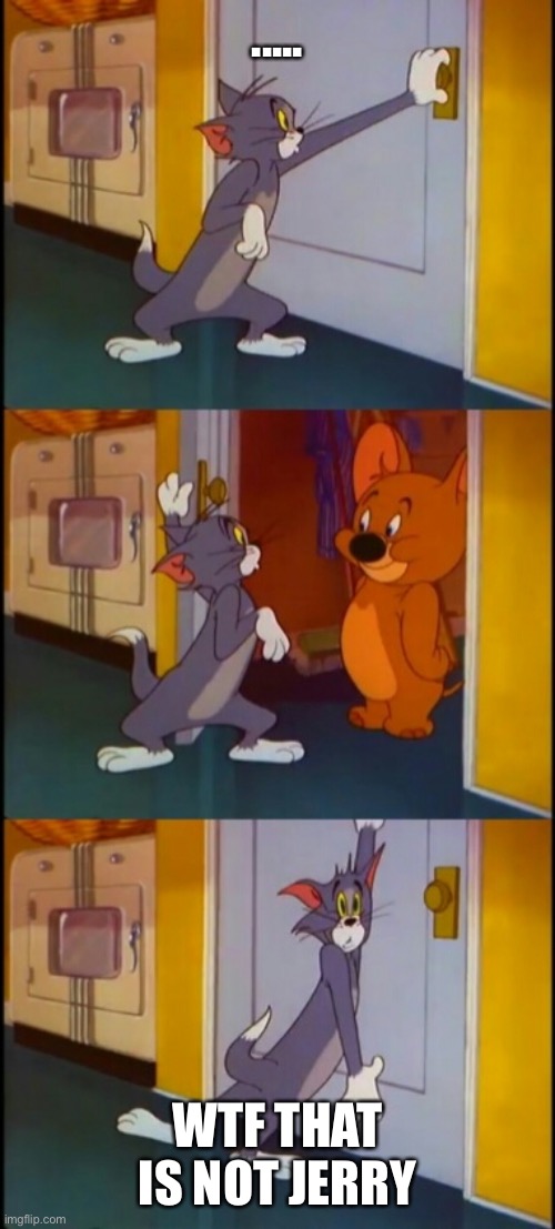 Tom And Jerry Door Meme