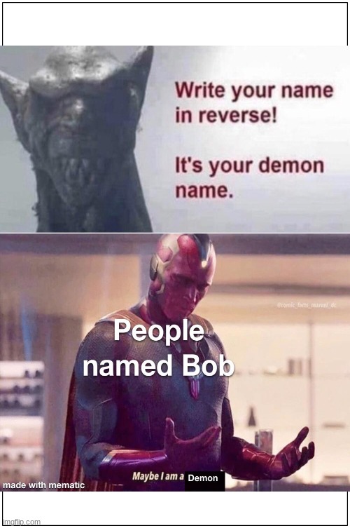 WhAt Is YoU dEmOn NaMe??? Imgflip