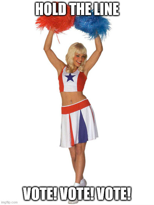 Patriotic Cheerleader Imgflip