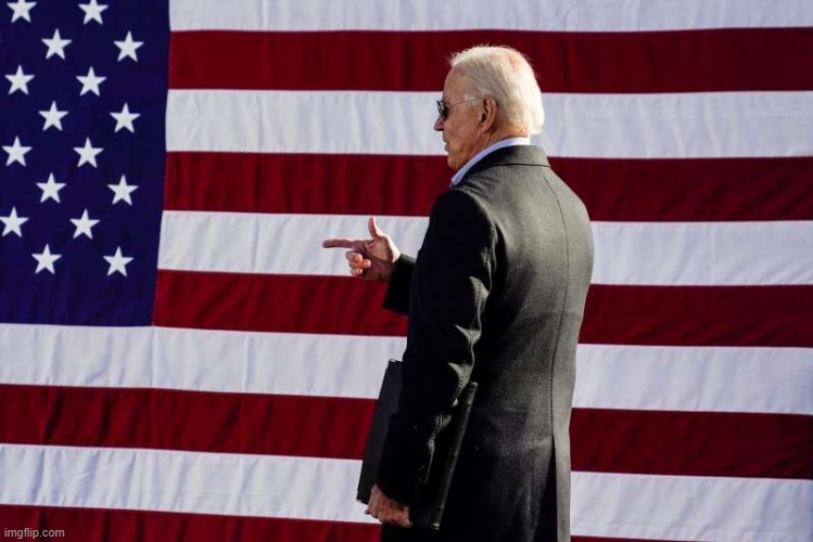 Joe Biden sunglasses flag Imgflip