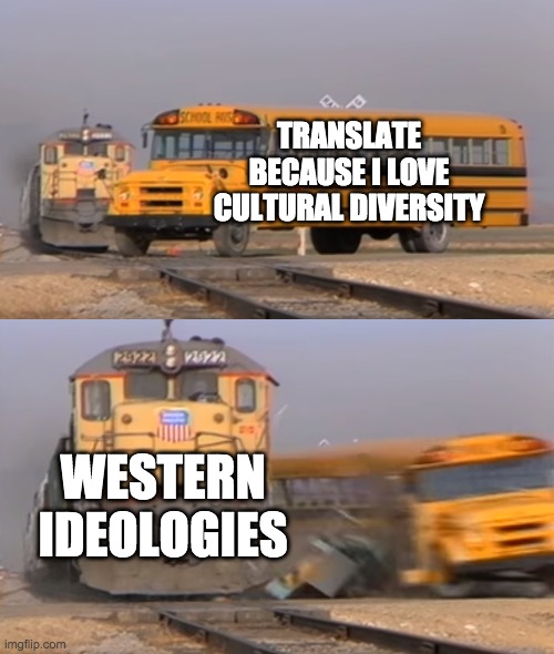 A train hitting a school bus Memes Imgflip