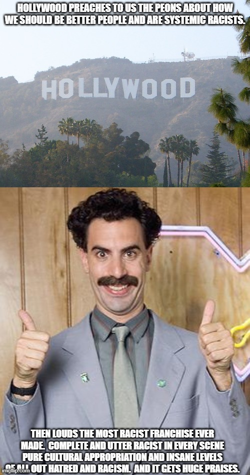 Image tagged in hollywood sign,borat Imgflip