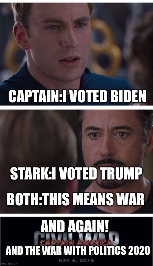 Marvel Civil War 1 Meme Imgflip