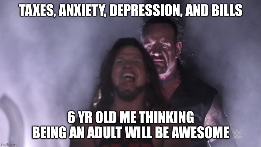 AJ Styles & Undertaker Imgflip