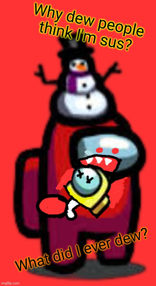 Why is red always soooo sus? Imgflip