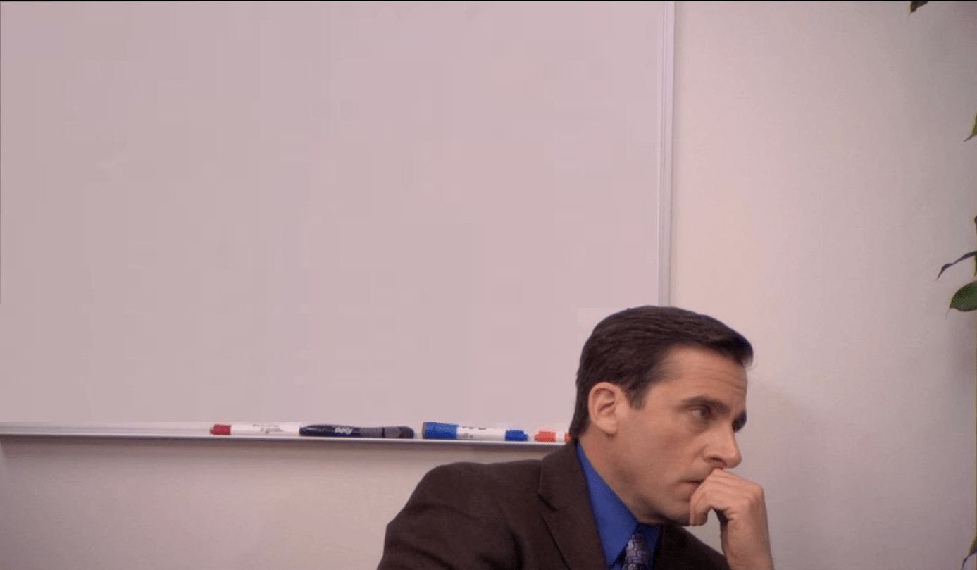 Michael Scott Whiteboard Blank Template Imgflip