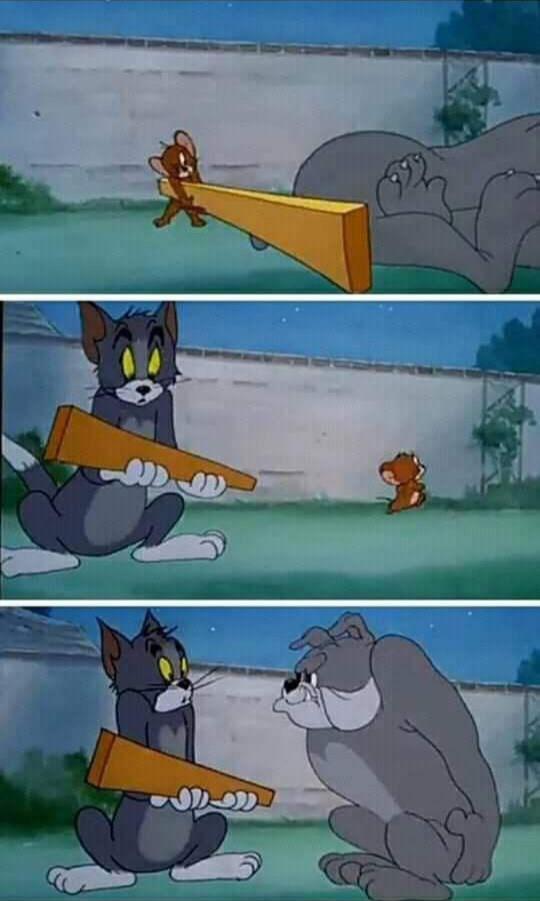 Tom Jerry Spike Blank Template Imgflip