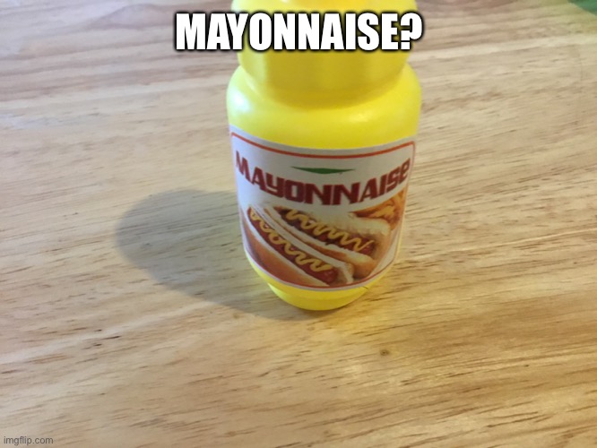 Mayonnaise? Imgflip