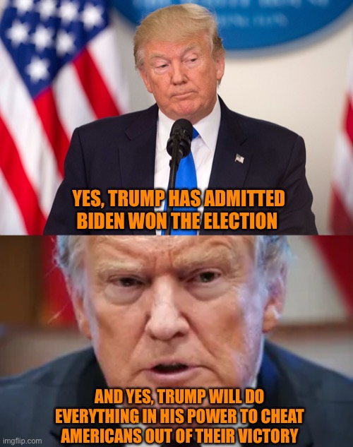 Trump destroying the election process and our faith in voting Imgflip
