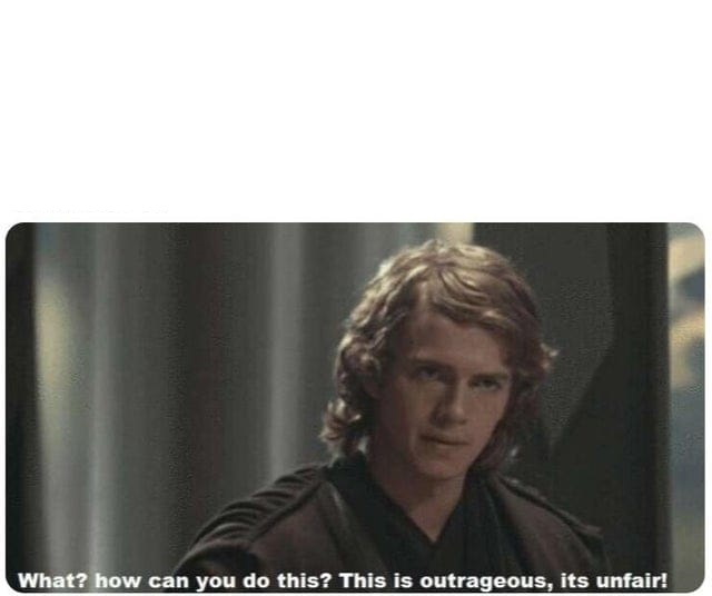 its unfair! Memes Imgflip