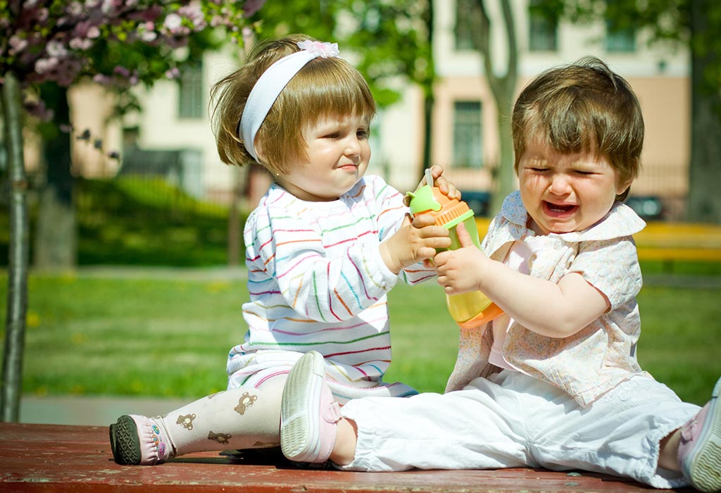 Babies fighting over toy Blank Template Imgflip