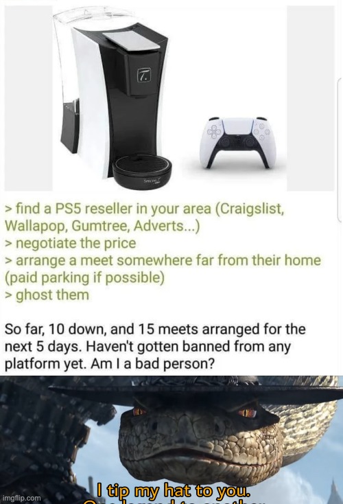 Image tagged in i tip my hat to you one legend to another Imgflip