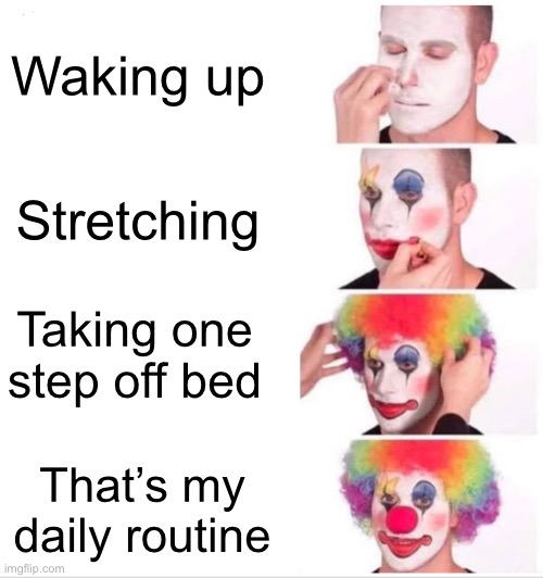 Clown Applying Makeup Meme Imgflip
