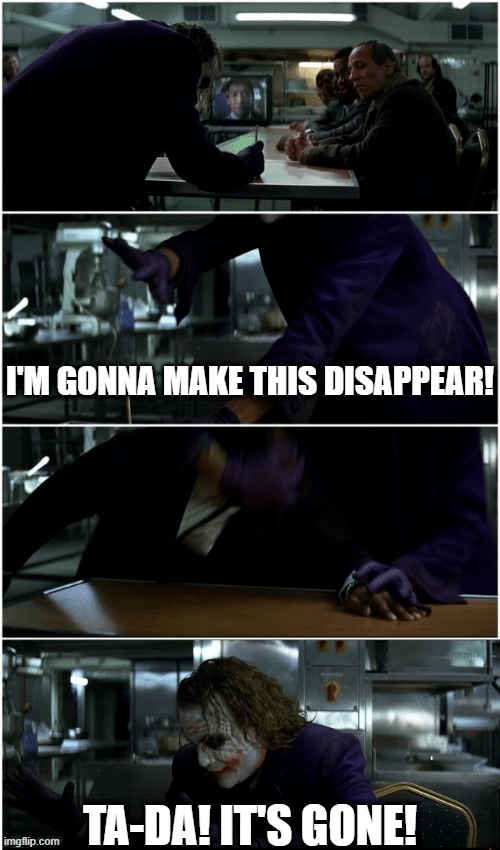 The Joker's Pencil Trick Blank Template Imgflip