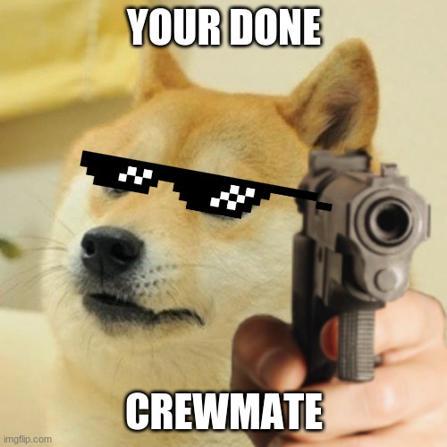 Doge holding a gun Memes Imgflip