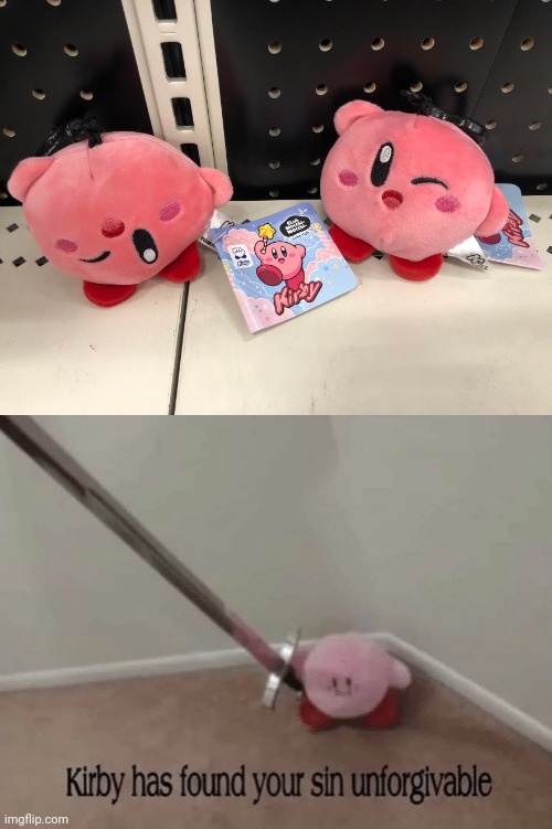 The Kirby on the left Oh my Imgflip