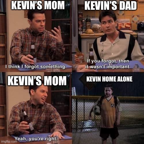 Home alone in a nutshell Imgflip