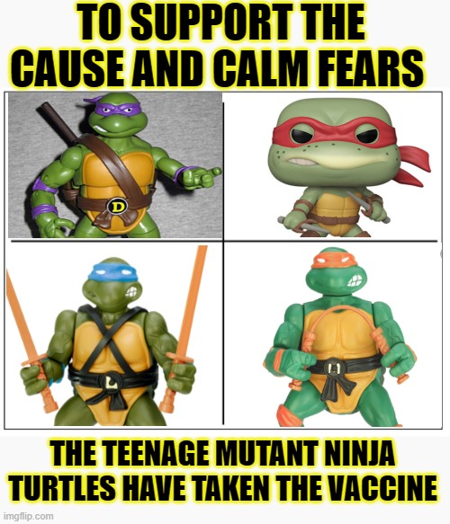 TMNT v.s. Covid19 Imgflip