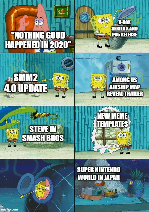 Spongebob shows Patrick Garbage Memes Imgflip