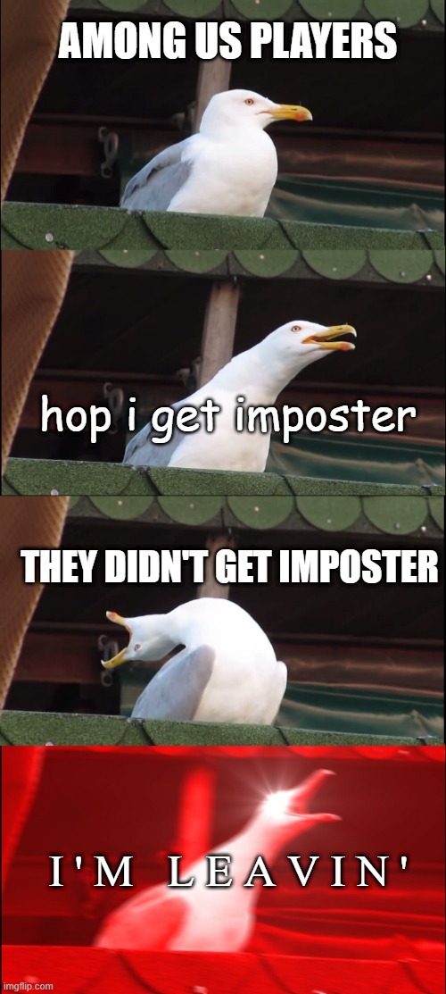 Among Us In A Nutshell Imgflip
