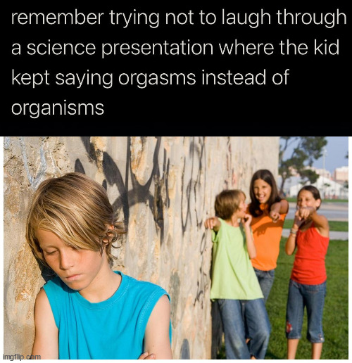 Image tagged in kids laughing at other kid Imgflip