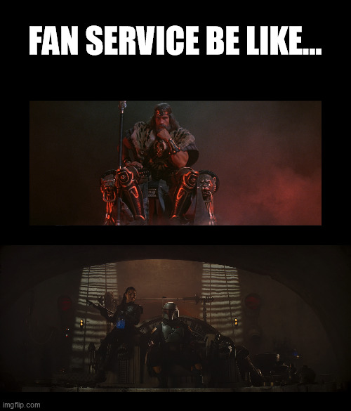 Fan service be like... Imgflip
