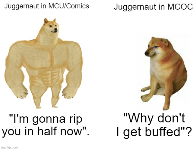 Buff Doge vs. Cheems Meme Imgflip