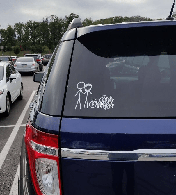 No Kids car sticker Blank Template Imgflip