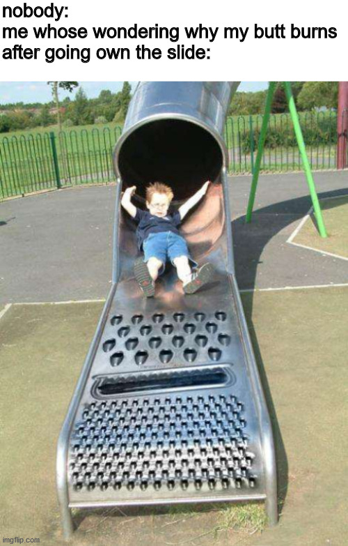 Image tagged in blank white template,cheese grater slide Imgflip