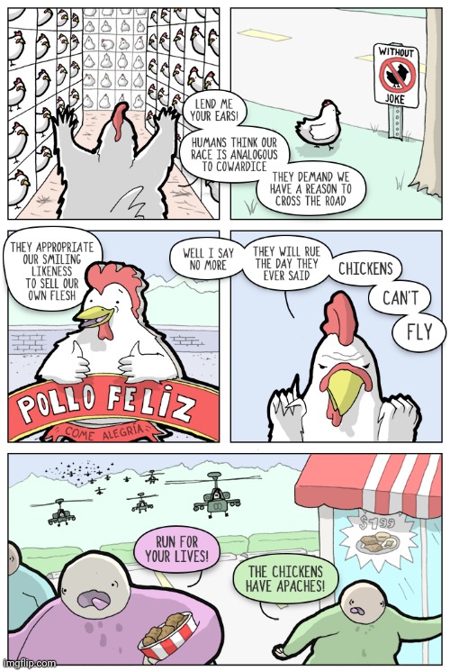Chicken comic Imgflip