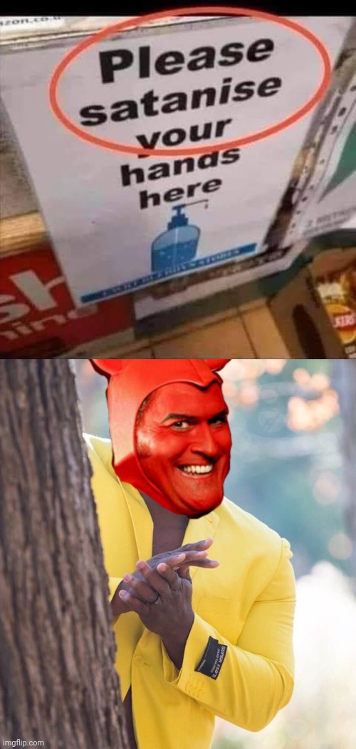 Hand Satanizer Imgflip