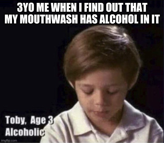 Toby Age 3 Alcoholic Imgflip