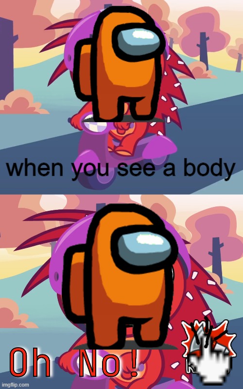 Among Us Dead Body Meme