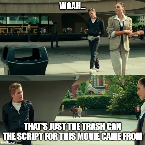 WW84 is the real trash can Imgflip