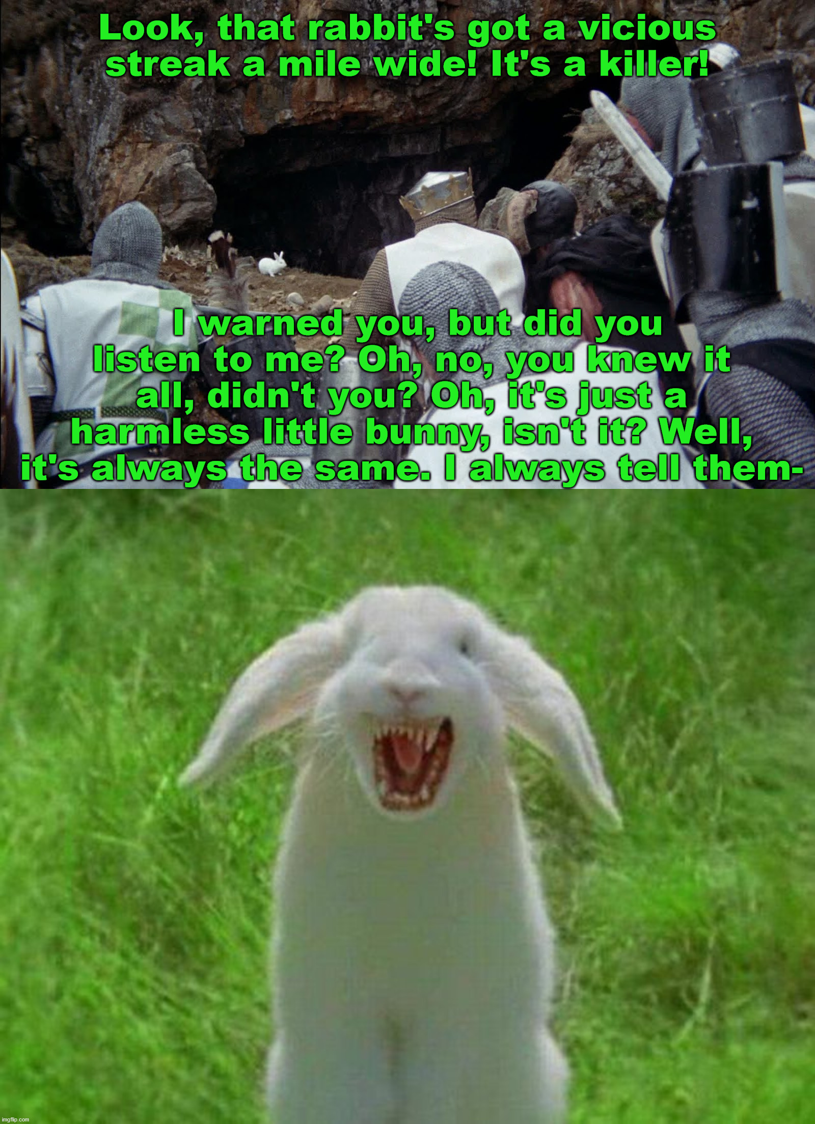 That's the most foul, cruel, and badtempered rodent you ever set eyes