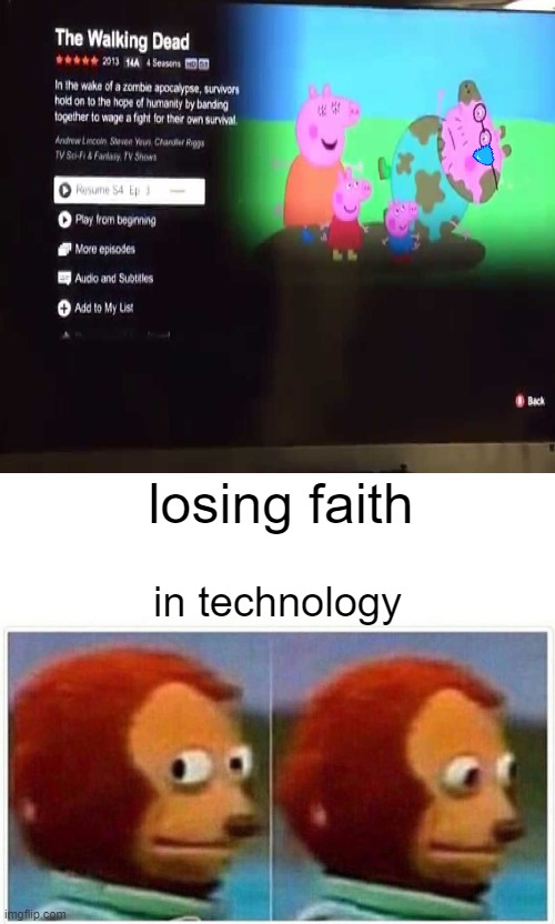 Losing Faith in Netflix Imgflip