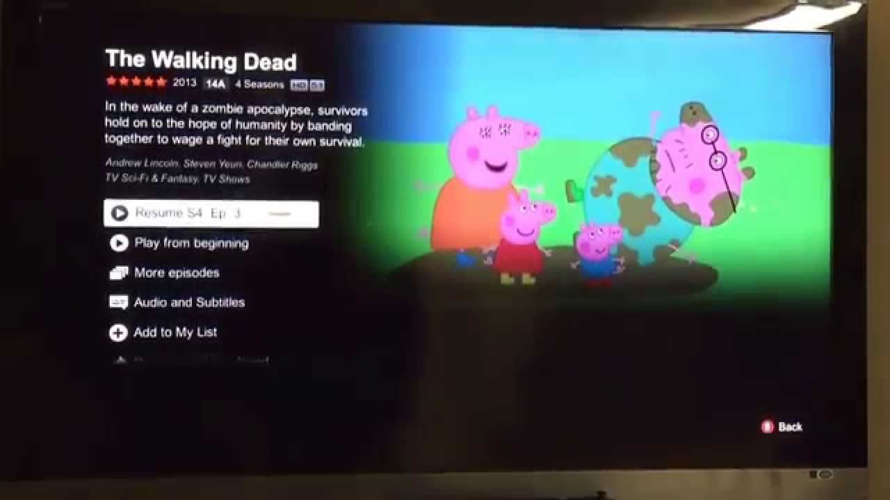 Peppa Pig Netflix Glitch Blank Template Imgflip