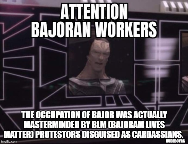 Bajoran LIves Matter Imgflip