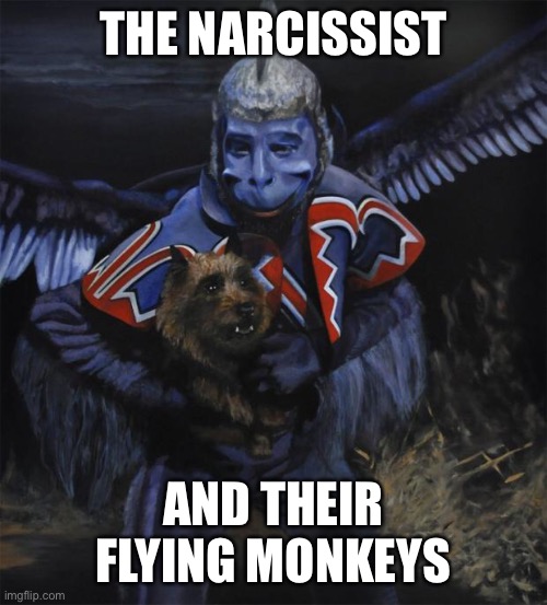 The narcissist’s flying monkeys Imgflip