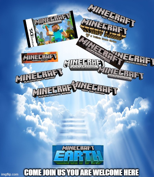 R.I.P Minecraft earth what's one is next dungeon's , Java , bedrock they really are killing