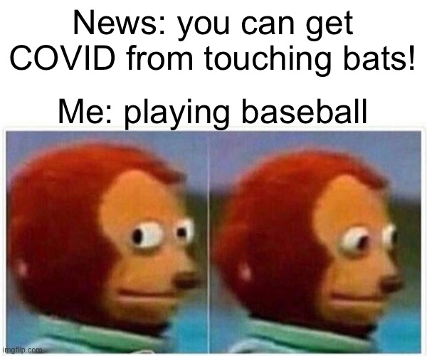 Don’t touch baseball bats Imgflip