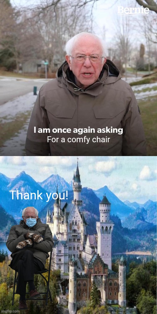 Image tagged in memes,bernie i am once again asking for your support