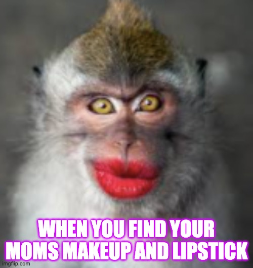 When you find your moms lipstick Imgflip