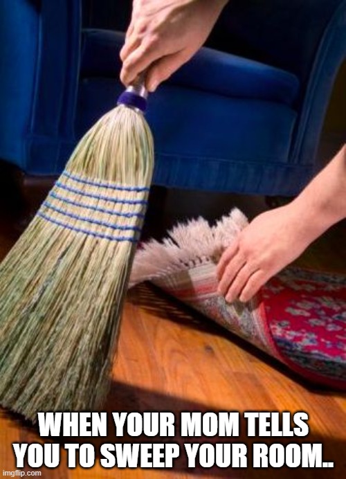 Image tagged in sweep under carpet Imgflip