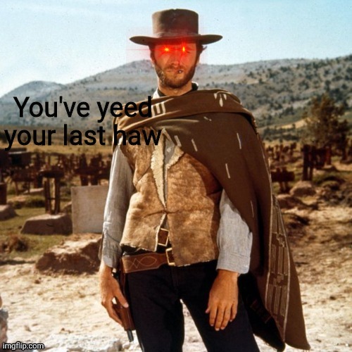 Image tagged in you've yeed your last haw Imgflip