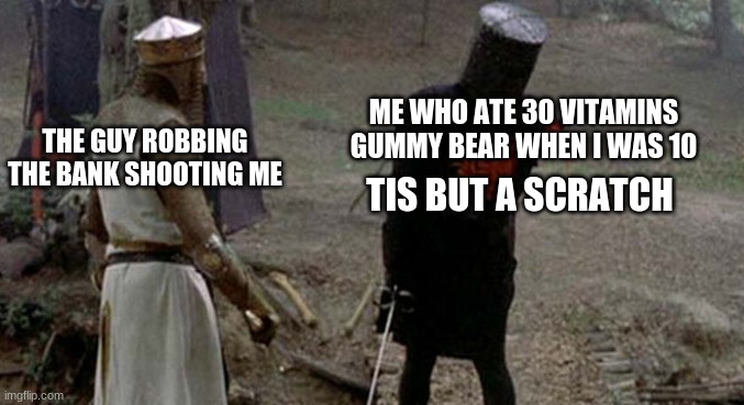 Tis but a scratch Imgflip